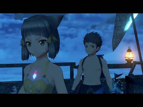 Xenoblade Chronicles 2 Swimsuit Edition Cutscene 006 - Something in Common
