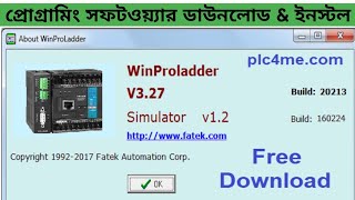 Fatek PLC programming software download &  Install. #fatek #plc #programming #software #winproladder