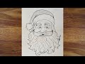 How To Draw Cute Santa Claus Christmas Drawing For Beginners