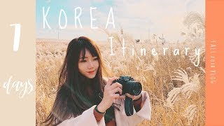 7 DAYS in SEOUL, KOREA - TRAVEL GUIDE ( FALL ITINERARY ) + first snow fall blog