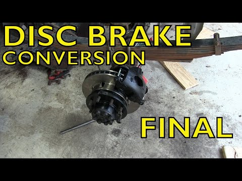 14 Bolt Disc Brake Conversion Final Assembly