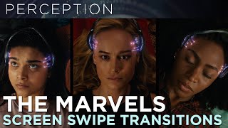 Marvel Studios' The Marvels: Screen Swipe Transitions