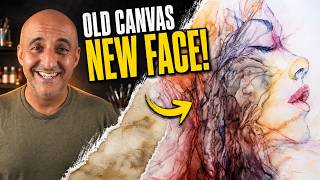 Download lagu From Old Canvas to New Face: Art Upcycling Magic! mp3