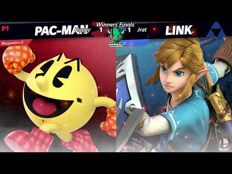 MS 2/4/20 - Happy (Pac-Man) vs Jrat (Link) - Winners Finals - SSBU