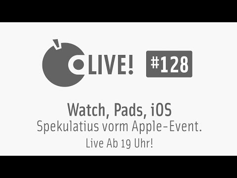 Apfeltalk LIVE! #128 - Watch, Pads, iOS - Spekulatius