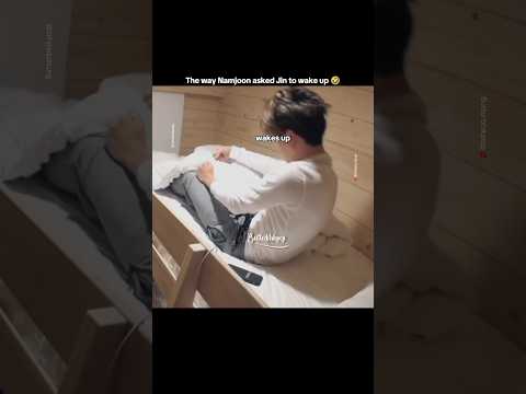 Difference between RM waking up maknae vs Jin 🤣