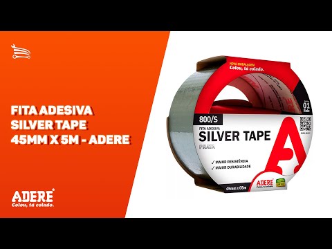 Fita Adesiva Silver 45mm x 5M - Video