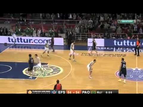 Maciulis 3-pointer w/ Efes tie shot