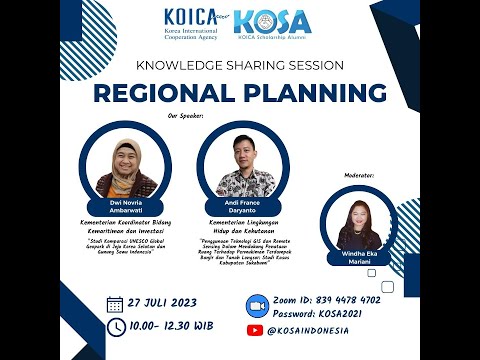 KOICA-KOSA Webinar: Urban Planning