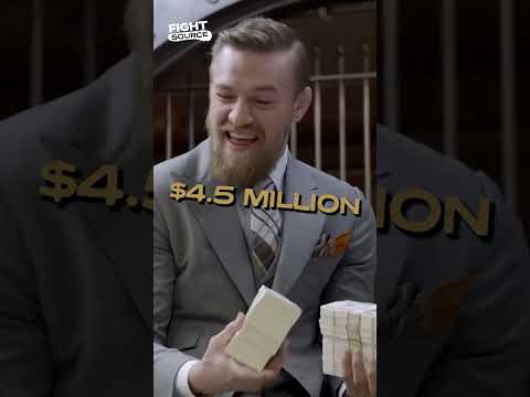 How much did Conor make from fighting? #ufc #conormcgregor #mma
