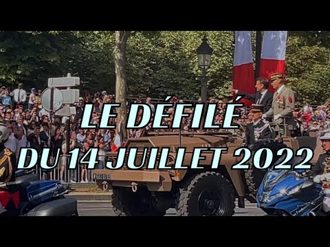 🇫🇷[PARIS 4K HDR]  "DÉFILÉ 14 JUILLET (BASTILLE DAY)" (EDITED VERSION)  14/JULY/2022