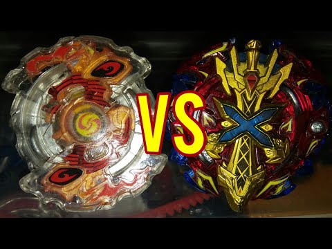 Beyblade burst battle Xeno Xcalibur.M.I vs Ragnaruk Heavy Survive