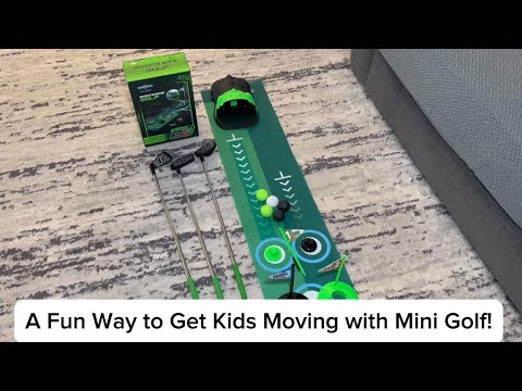 🦖⛳ The Coolest Kids Mini Golf Set With Dino Auto Return