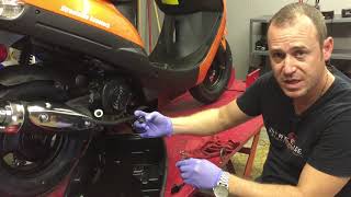 How to 50cc Scooter Oil Change The Easy Way 49cc - 150cc GY6