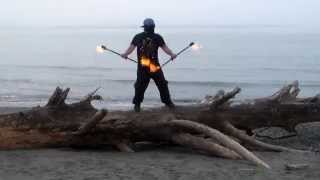 Josh Haas Liquid Fire Dancing to Lindsey Stirling's Crystalized with Sklitter