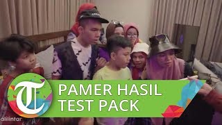 Pamer Hasil Test Pack Ibu Gen Halilintar, Adik Atta Teriak Senang, Hamil Lagi Anak ke-12?