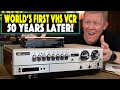 The World S First VHS VCR JVC HR 3300