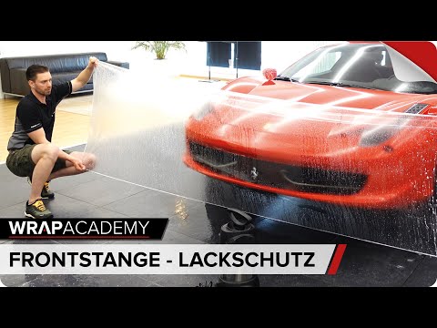 Paint protection | Front bumper | Instructions | Ferrari 458 | PPF | Paint Protection Film