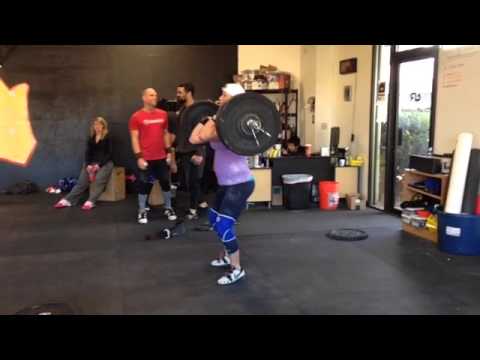 Amy 7mo pregnant, 165 clean and jerk