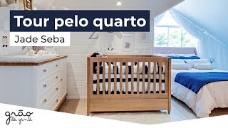 TOUR PELO QUARTO DE BEBÊ TRICOT POÁ AZUL MARINHO | GRÃO DE GENTE