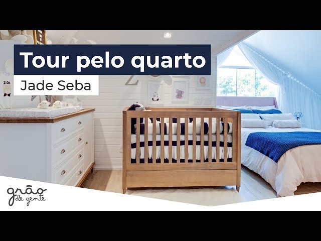 TOUR PELO QUARTO DE BEBÊ TRICOT POÁ AZUL MARINHO | GRÃO DE GENTE