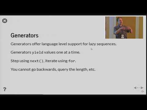 PYCON UK 2017: Lazy Sequences working hard