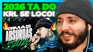 RIMAS SIMPLESMENTE ABSURDAS em 2026!⚡ | REACT BAUEB