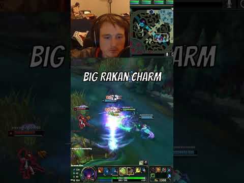 Insane Rakan Triple Charm 😲🤯 (League of Legends) #shorts #rakan #leagueoflegends