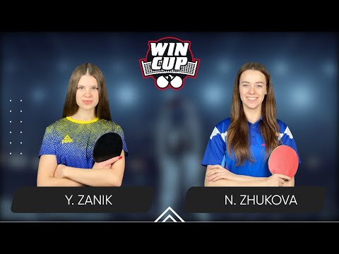 15:00 Yulianna Zanik - Nadiia Zhukova West 3 WIN CUP 30.07.2024 | Table Tennis WINCUP