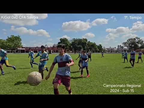 Sub 15 - 1°. Tempo - KiGol 0x1 CFA Savóia