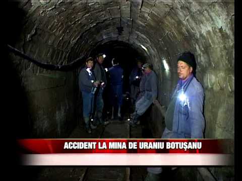 Accident la mina de uraniu Botusanu