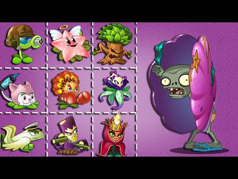 Every Plants 3 POWER-UP vs Shell Zombie Max Level - Who Will Win? - PvZ 2 Chinese Version