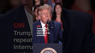 Protesters repeatedly interrupt Trump speech at San Antonio rally