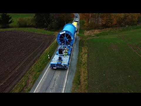 Kabeltransport und Kabelzug im Projekt SuedOstLink.