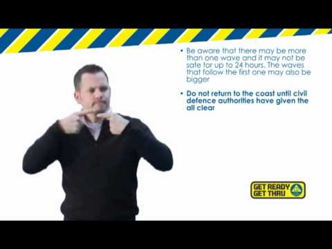 Civil Defence DVD-Tsunami