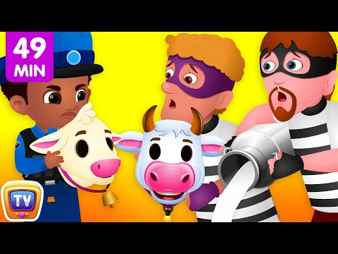 ChuChu TV Police Saving Milk - Narrative Story + More Fun Cartoons for Kids