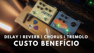 Levitate & Warped Dimension @SONICAKE| MUITO BARATO Delay, Reverb, Chorus, Tremolo, Flanger, Phaser