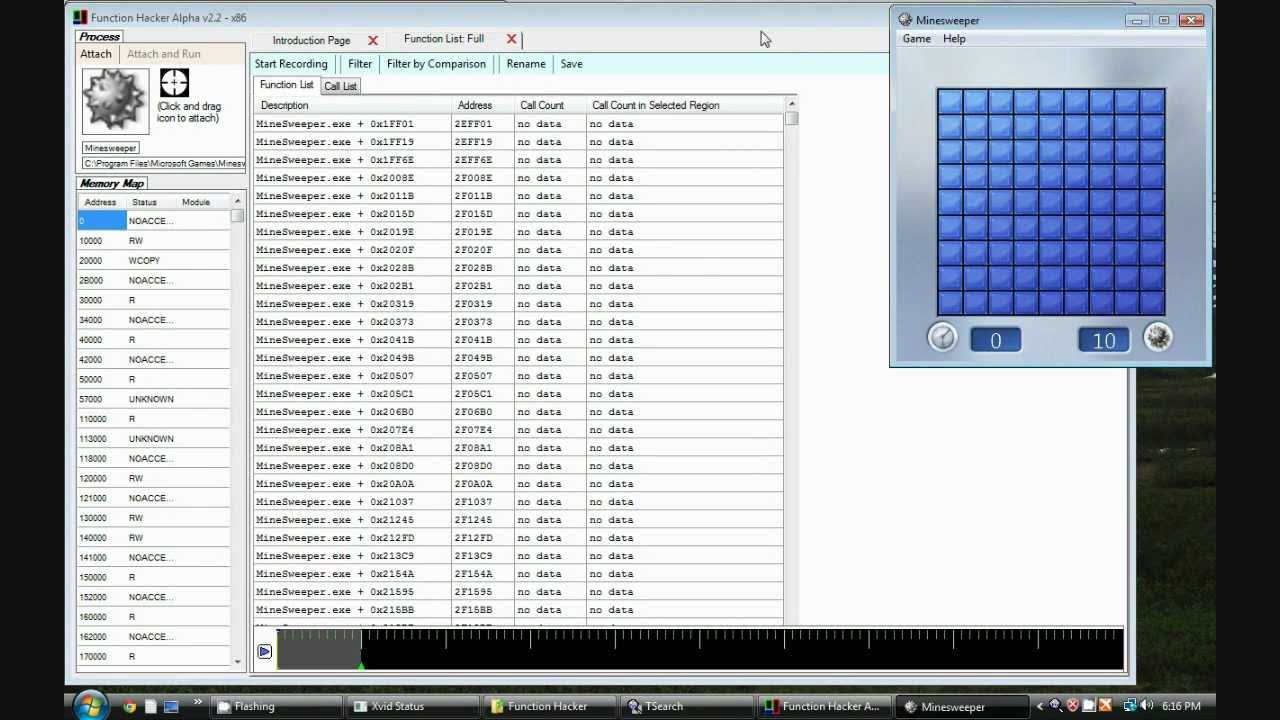 Function Hacker Tool: Hacking minesweeper tutorial