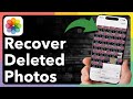 How To Recover Permanently Deleted Photos On IPhone