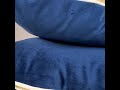 Detailed Winter Blue Pillow Cover
