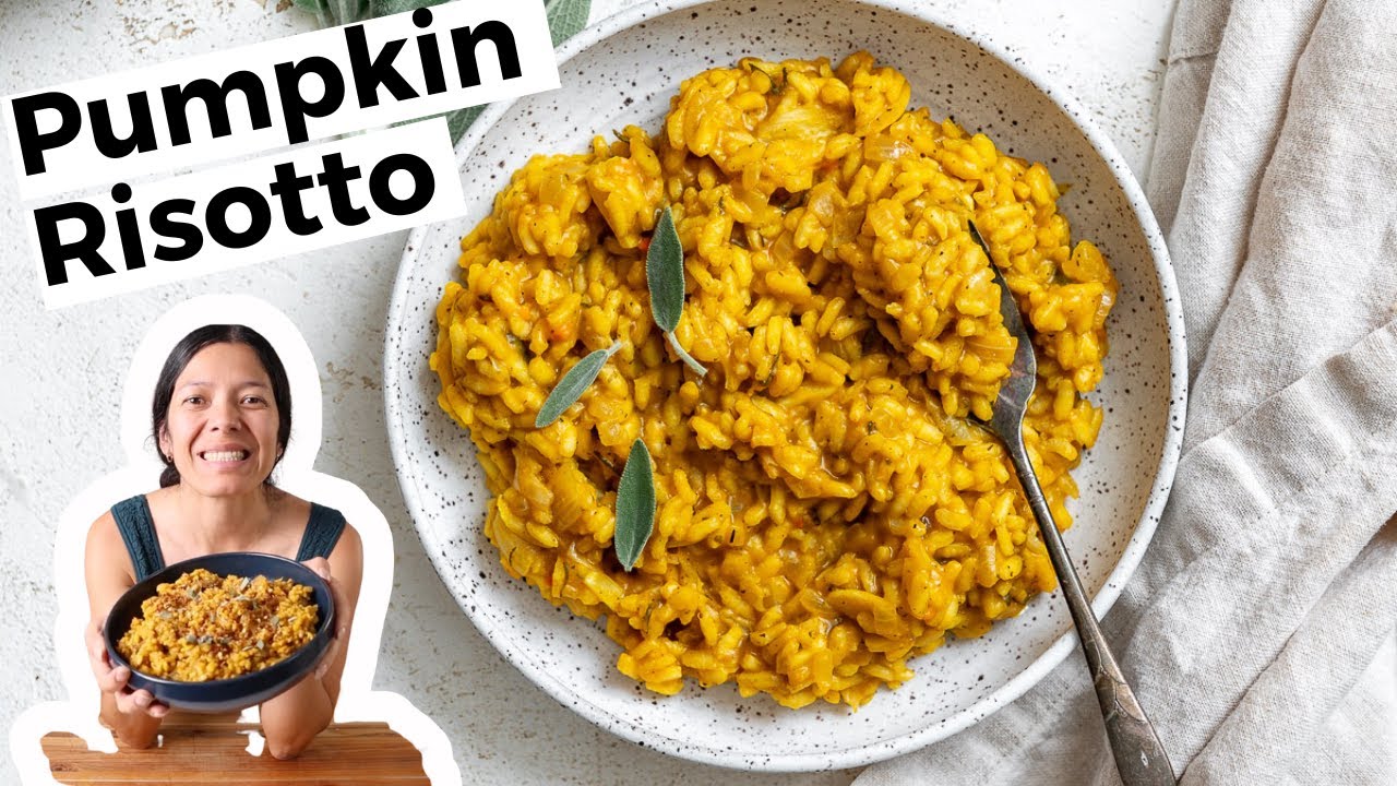 Creamy Pumpkin Risotto | Easy Fall Dinner Recipe 🎃🍂