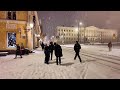 Helsinki Snow Walk ️ Magical Winter Walk In Finland 4K Nordic Slow TV