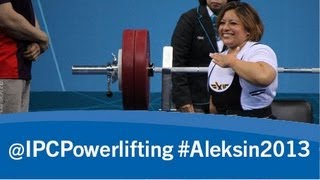 preview picture of video 'Powerlifting - women's -41kg, -45kg - 2013 IPC Powerlifting Open European Championships Aleksin'