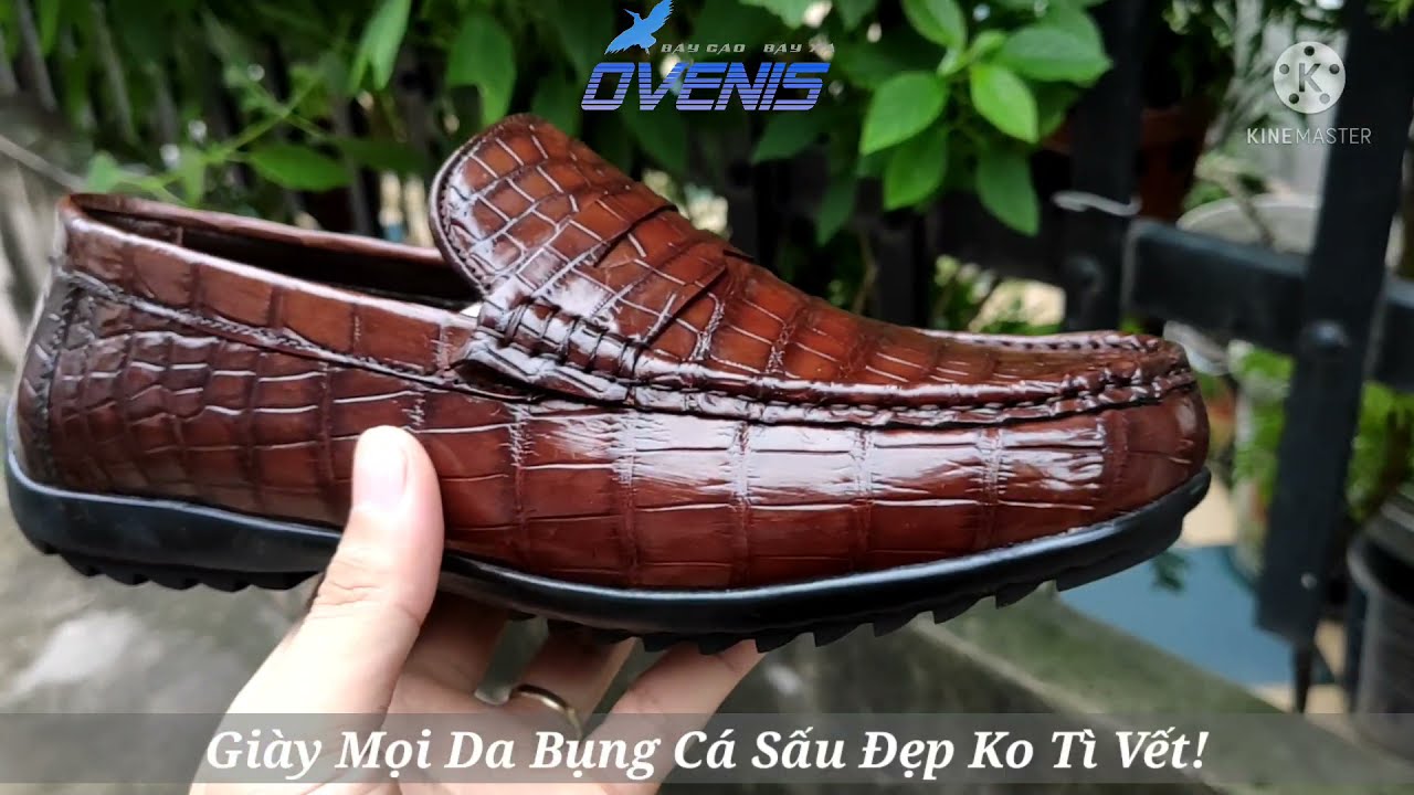 Giày Nam [DA BỤNG CÁ SẤU ĐẸP TINH TẾ] GL3N!