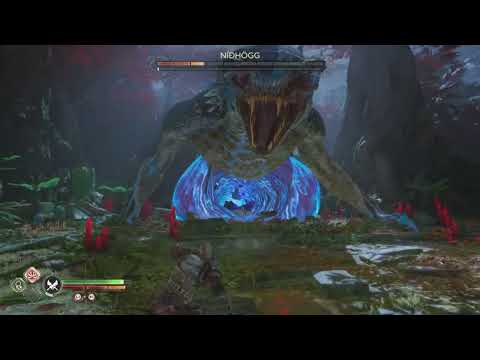 Easy kill Nidhogg boss in God of War Ragnarok  #godofwarragnarok #ps4 #ps5  #videogames #viral