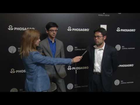 Day 5 Interview with GM Anish Giri and GM Hikaru Nakamura