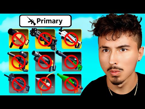 Roblox Rivals, BUT EVERY WEAPON IS BANNED