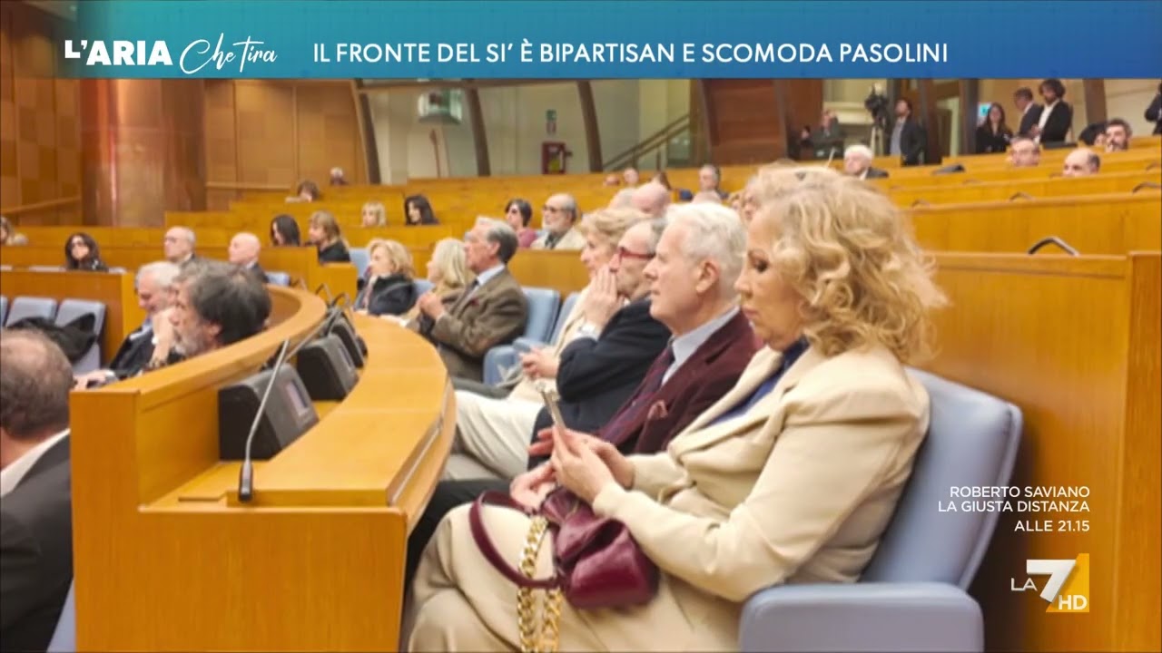 Il fronte del SI è bipartisan e scomoa Pasolini
