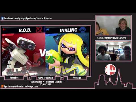Flame Choke 7 - Retrobot (ROB) vs. Average (Inkling) - Winner's Finals - Ult Singles (2/9/19)