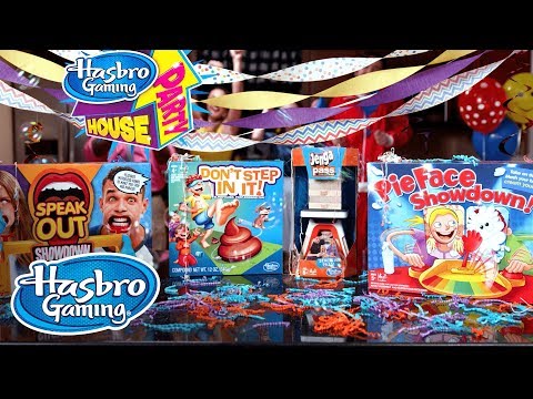 House Party: Jenga Pass, PieFace Showdown, & Speakout Showdown - Hasbro Gaming